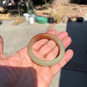 Elegant Jade Bangle Bracelet